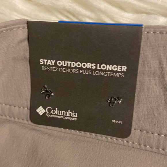Columbia Women’s Shorts size 14 brand new with tags color gray - Picture 12 of 16